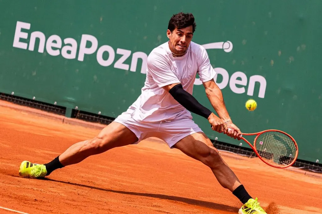 Cristian Garon en el Challenger de Poznan (Foto: Poznan Open).
