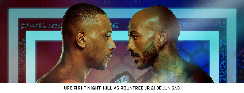 Jamahal Hill y Khalil Rountree Jr por la división peso semi-pesado animan la estelar de UFC Bakú. (Foto: UFC)