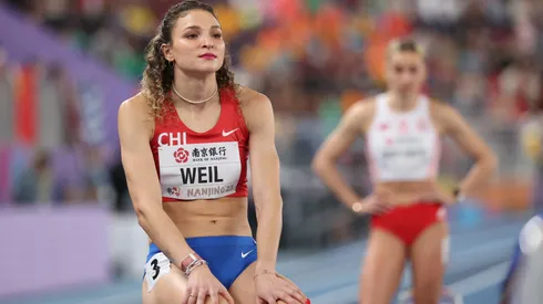 Martina Weil rompe el récord nacional de los 400 metros planos.