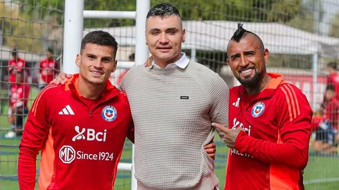 Cristóbal Campos y Arturo Vidal fueron compañeros en la selección chilena.