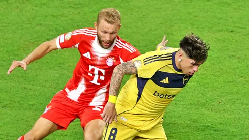Carlos Palacios fue titular en Boca Juniors ante Bayern Múnich.