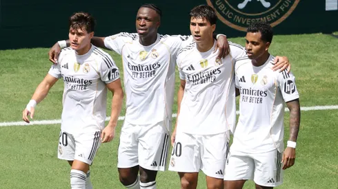 Gonzalo García marcó el tanto de Real Madrid en el empate de la fecha 1 ante Al-Hilal.