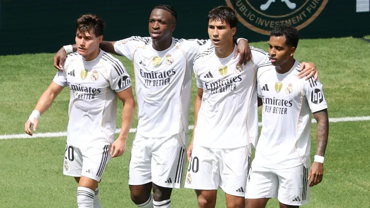 Gonzalo García marcó el tanto de Real Madrid en el empate de la fecha 1 ante Al-Hilal.