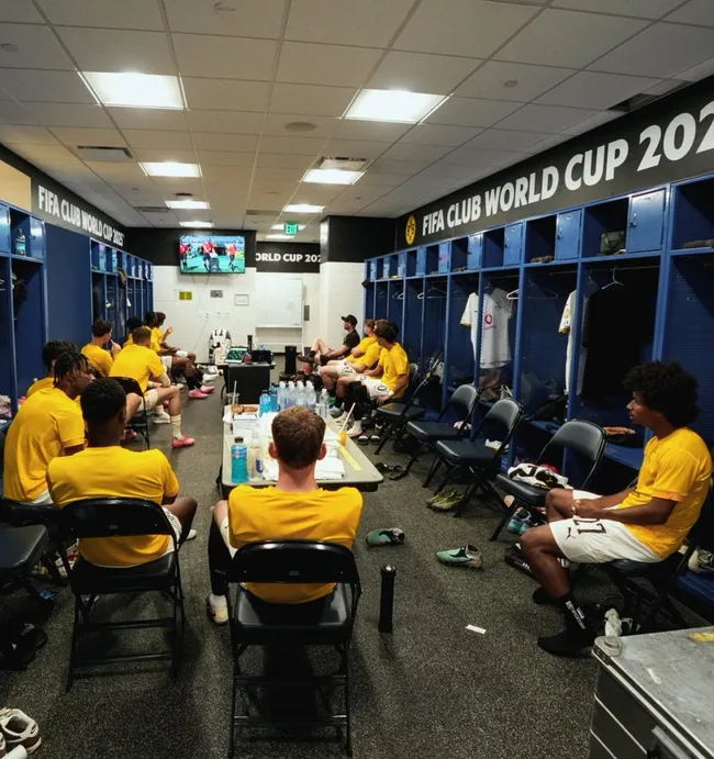 Los jugadores del Dortmund se fueron a camarines por el calor en el Mundial de Clubes. | Foto: Borussia Dortmund. 