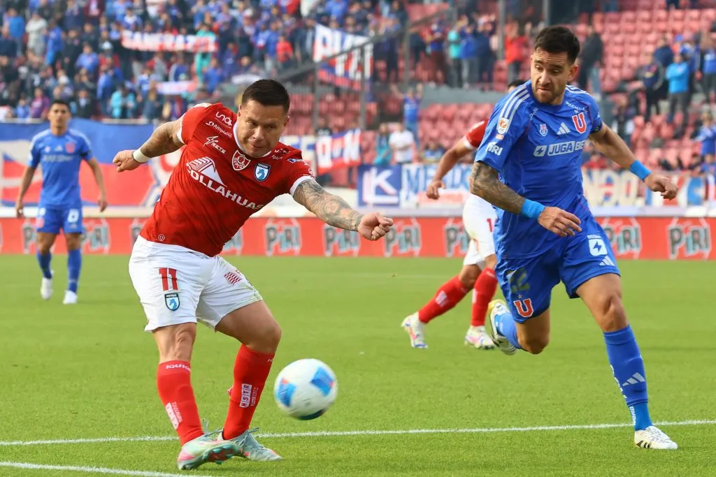 Ramos anotó un golazo en el Nacional. Imagen: Photosport