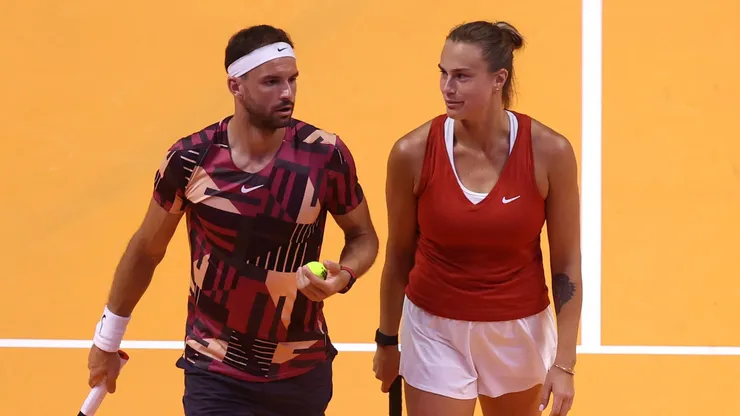 Grigor Dimitrov y Aryna Sabalenka