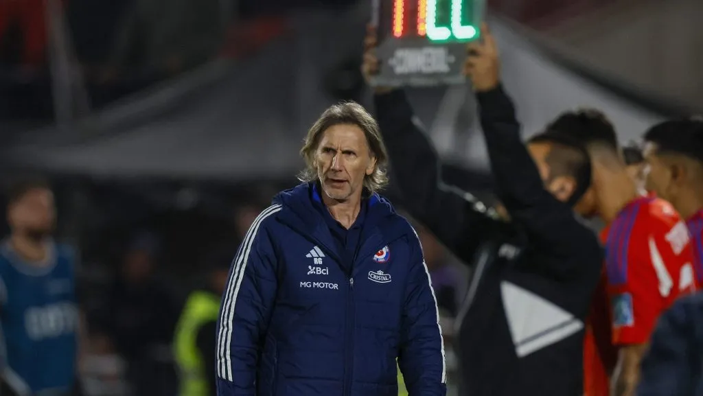 Ricardo Gareca le avisó a la ANFP qué perfil debe tener su reemplazante en la banca de Chile. Foto: Photosport.