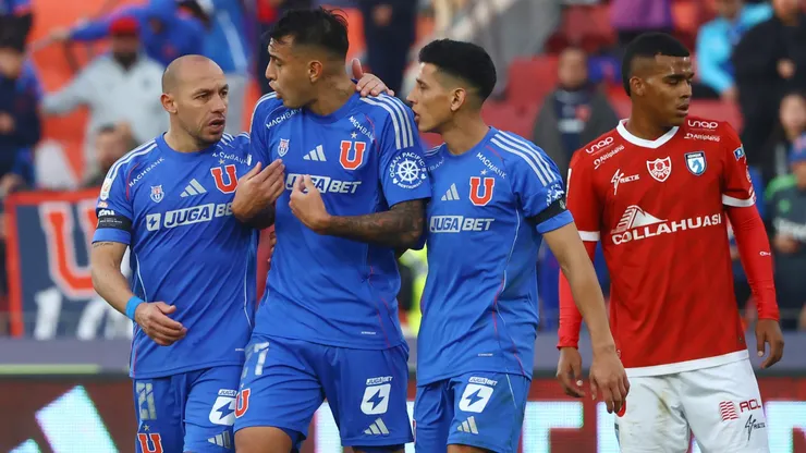 Marcelo Díaz tomó al Tucu Contreras al momento de la expulsión en U de Chile.