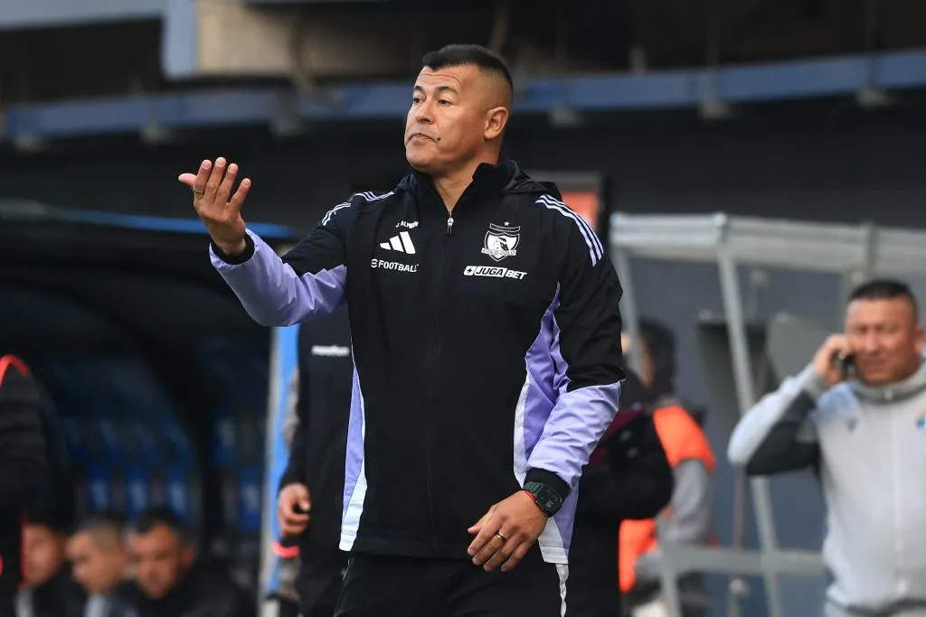 Jorge Almirón en La Florida ante Audax Italiano. (Felipe Zanca/Photosport).