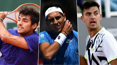 Cristian Garin, Alejandro Tabilo y Tomás Barrios