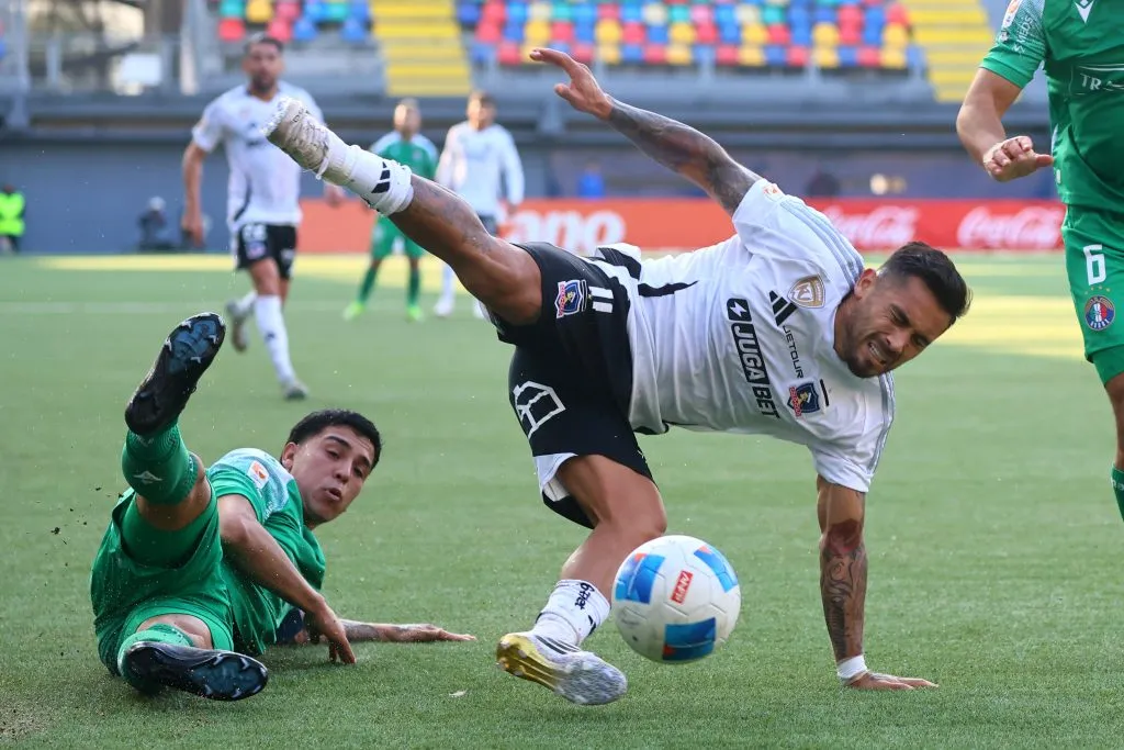 Marcos Bolados estuvo lejos de marcar diferencias en el arco de Colo Colo. | Foto: Photosport.