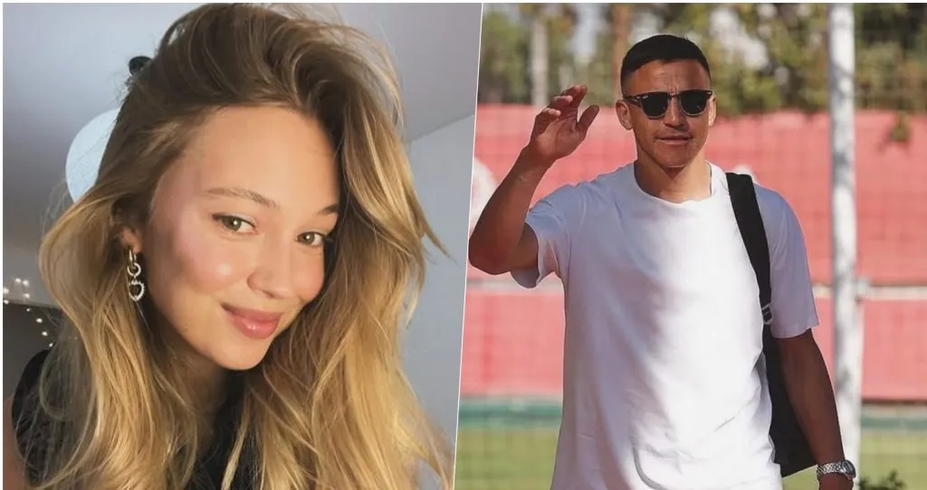 La novia de Alexis Sánchez lo acompaña en Chile.