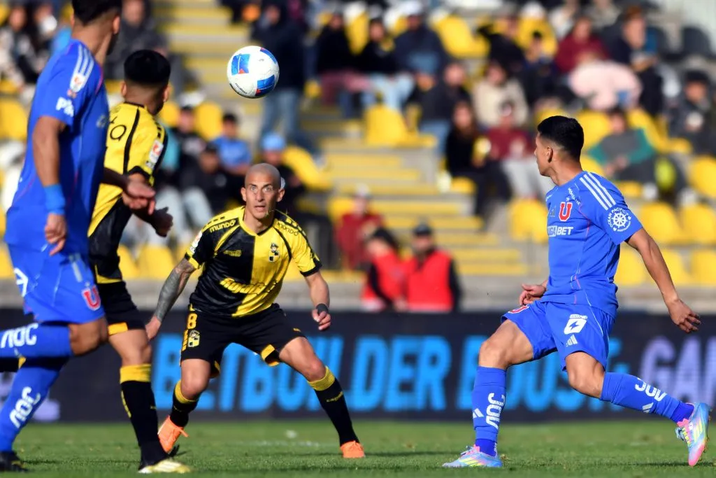 Alejandro Camargo en el duelo ganado a la U | Photosport