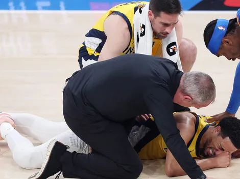 Revelan grave lesión de Tyrese Haliburton en final de la NBA
