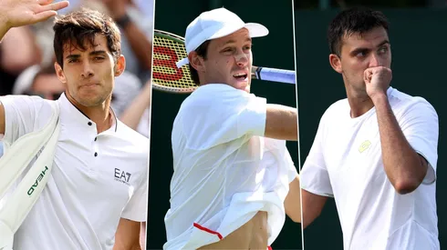 Cristian Garin, Nicolás Jarry y Tomás Barrios