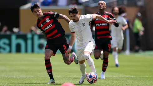 Erick Pulgar, pieza clave en el mediocampo de Flamengo, en el partido contra Chelsea.