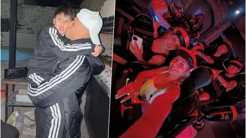 Los jugadores de U de Chile disfrutan sus vacaciones en el extranjero.