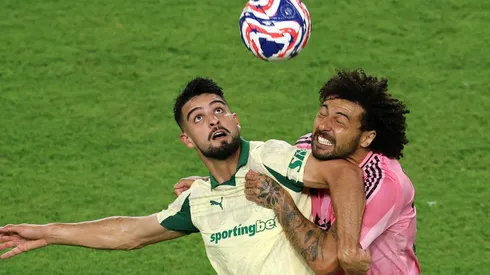 Maxi Falcón ante Palmeiras en el Mundial de Clubes