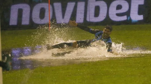 En Talcahuano se jugó en estas condiciones, especialmente en el segundo tiempo.