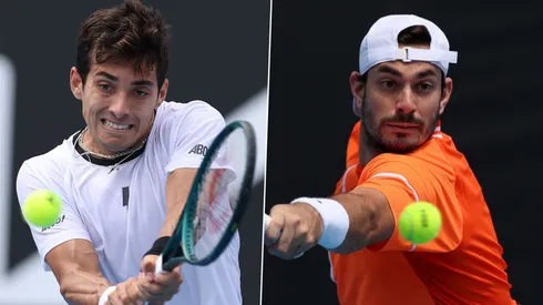 Cristian Garin y Giulio Zeppieri.