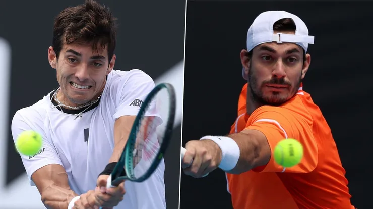 Cristian Garin y Giulio Zeppieri.