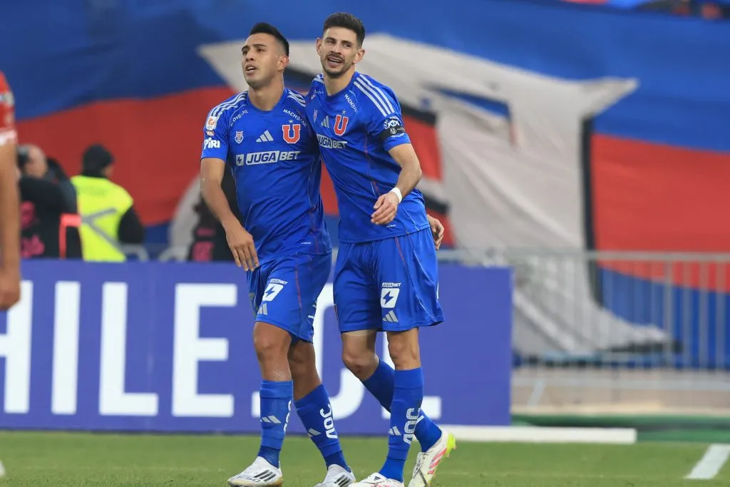 Lucas Di Yorio y Rodrigo Contreras suma 7 goles cada uno en la U. Misma marca de Leandro Fernández.  Foto: Felipe Zanca/Photosport