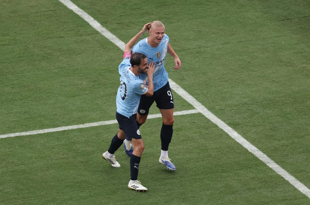 Erling Haaland marcó para Manchester City. (Photo by Megan Briggs/Getty Images)