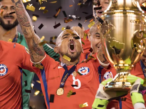 Pimienta: el desafiante festejo de Vidal por la Copa América Centenario