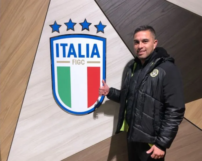 Julio Gutiérrez hizo cursos de entrenador en Italia.