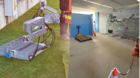 El recinto avanza a paso firme.