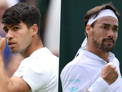 Alcaraz vs. Fognini en Wimbledon: Hora y dónde ver el partido en vivo