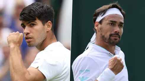 Carlos Alcaraz y Fabio Fognini