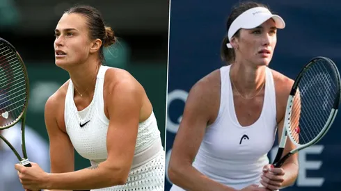 Aryna Sabalenka y Carson Branstine