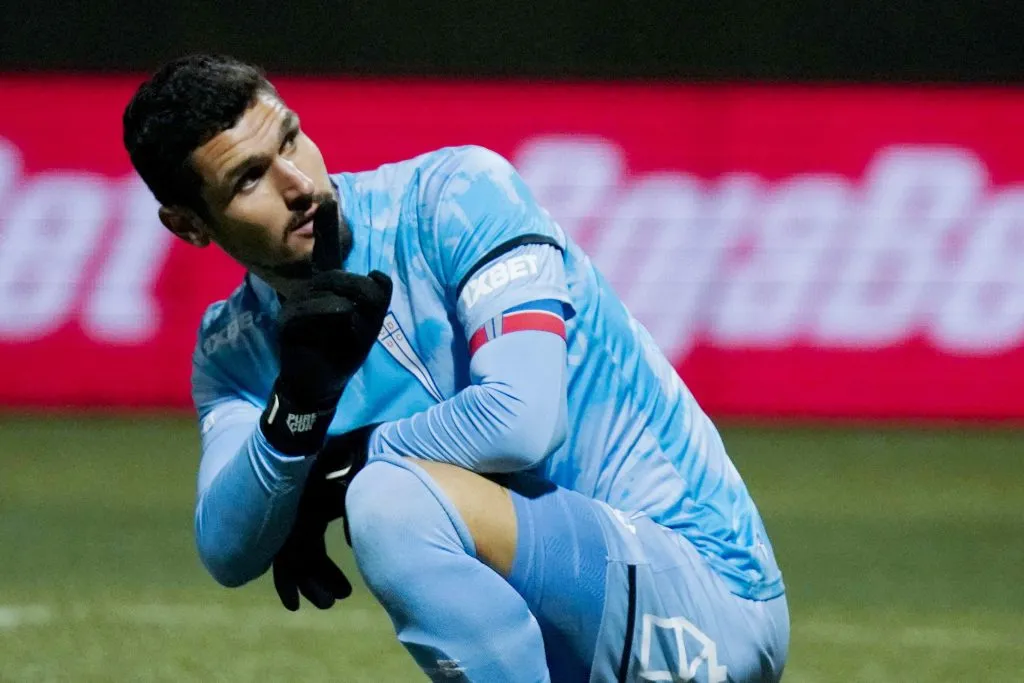 Matías Dituro suena fuerte en Peñarol, pero parece que no hay decisiones tomadas. (Jonnathan Oyarzun/Photosport).