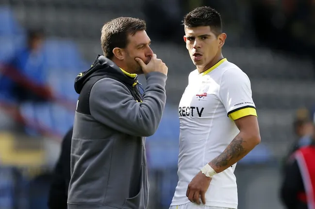 Pablo Guede, un DT muy importante en la carrera de Esteban Pavez. (Andres Pina/Photosport).