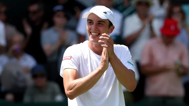 Oliver Tarvet en Wimbledon.