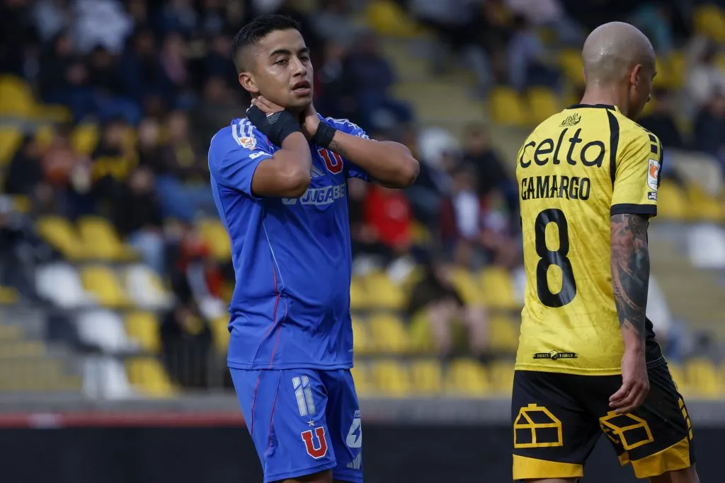 Nicolás Guerra tiene el mismo representante que Eduardo Vargas: Fernando Felicevich. Foto: Andres Pina/Photosport