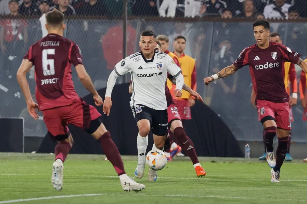 Lucas Cepeda con opciones de salir de Colo Colo y partir a River (Photosport)