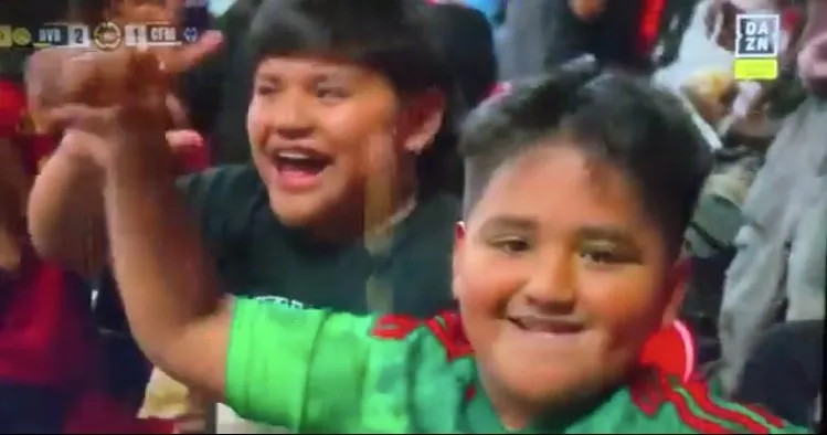 El parecido del niño que salió en la TV con Humberto Suazo