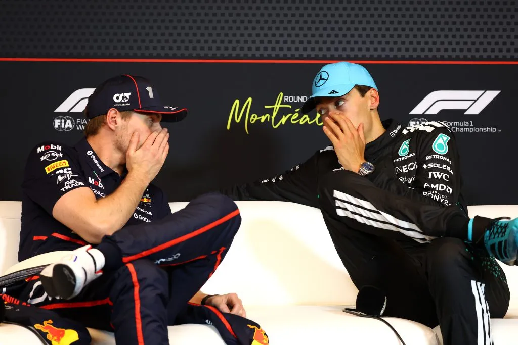 Max Verstappen podría reemplazar a George Russell en Mercedes. (Foto: Clive Rose/Getty Images)