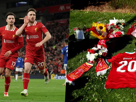 Ovacionado en un clásico: revisa el último gol de Jota en Liverpool
