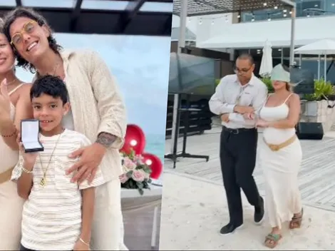 "Caí fácil": la pareja viral del fútbol chileno anuncia matrimonio