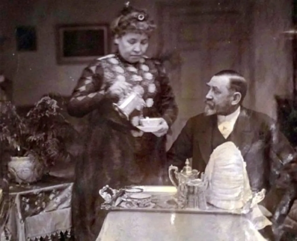 Vere Thomas St Leger Goold y su esposa Marie Goold nee Giraudin antes de 1907 Vere St. Leger Goold (Foto: Wikimedia Commons).