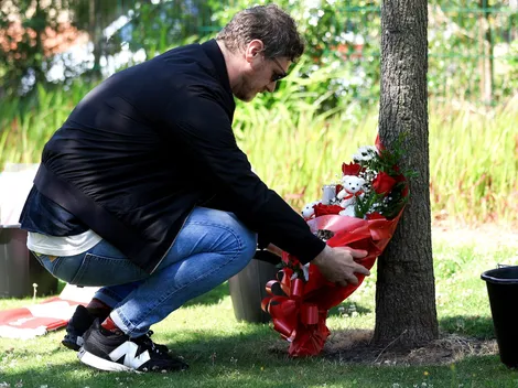 Hermoso gesto de un hincha del Everton por la muerte de Diogo Jota