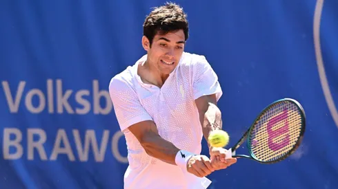 Cristian Garin en el Challenger de Braunschweig 2024.