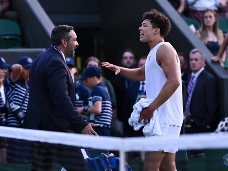 A Garin le pasó lo mismo: Ben Shelton pierde la paciencia en Wimbledon