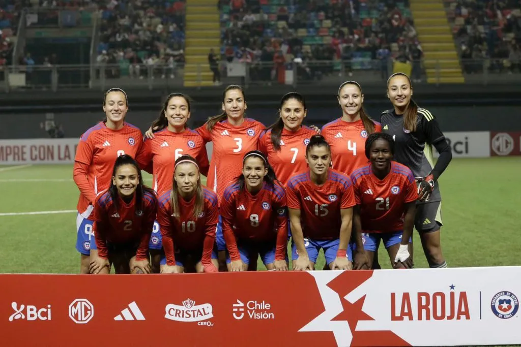 La formación de Chile en su último partido antes de la Copa América Femenina 2025.