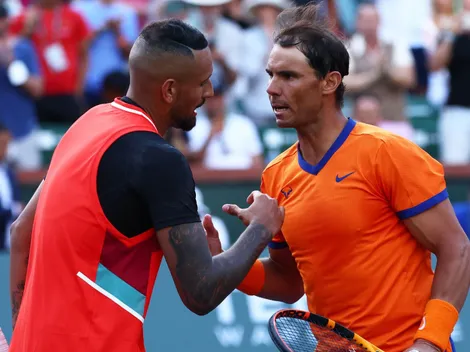 Kyrgios revela que Nadal intentaba intimidarlo en los camarines