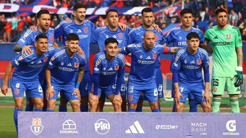 Formación de la U para enfrentar a Unión Española.