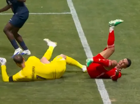 Escalofriante lesión de Musiala "por culpa" de un devastado Donnarumma